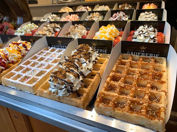 ベルギー・ブリュッセル「ベルギー旅行」の写真：ブリュッセルでチョコとワッフル食べ歩き！...