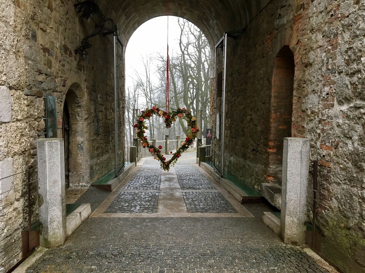 丘の上にあるリュブリャーナ城へ。
曇っていて景色はそんなに。