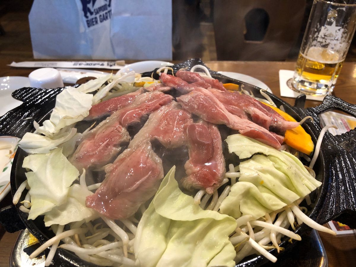 サッポロビールミュージアムでジンギスカン食べ放題+サッポロビール飲み放題🍺...