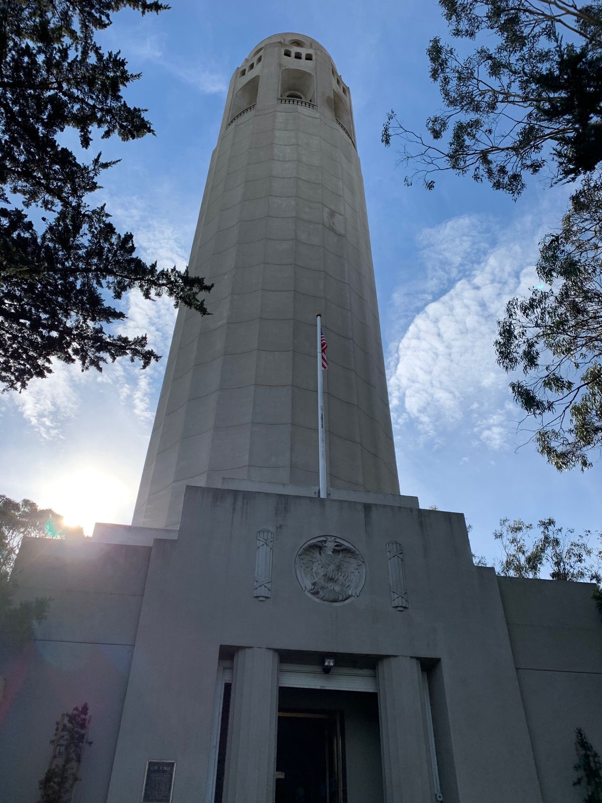 目指したのは、Coit Tower！360度見渡せて、坂道はきつかったけど...