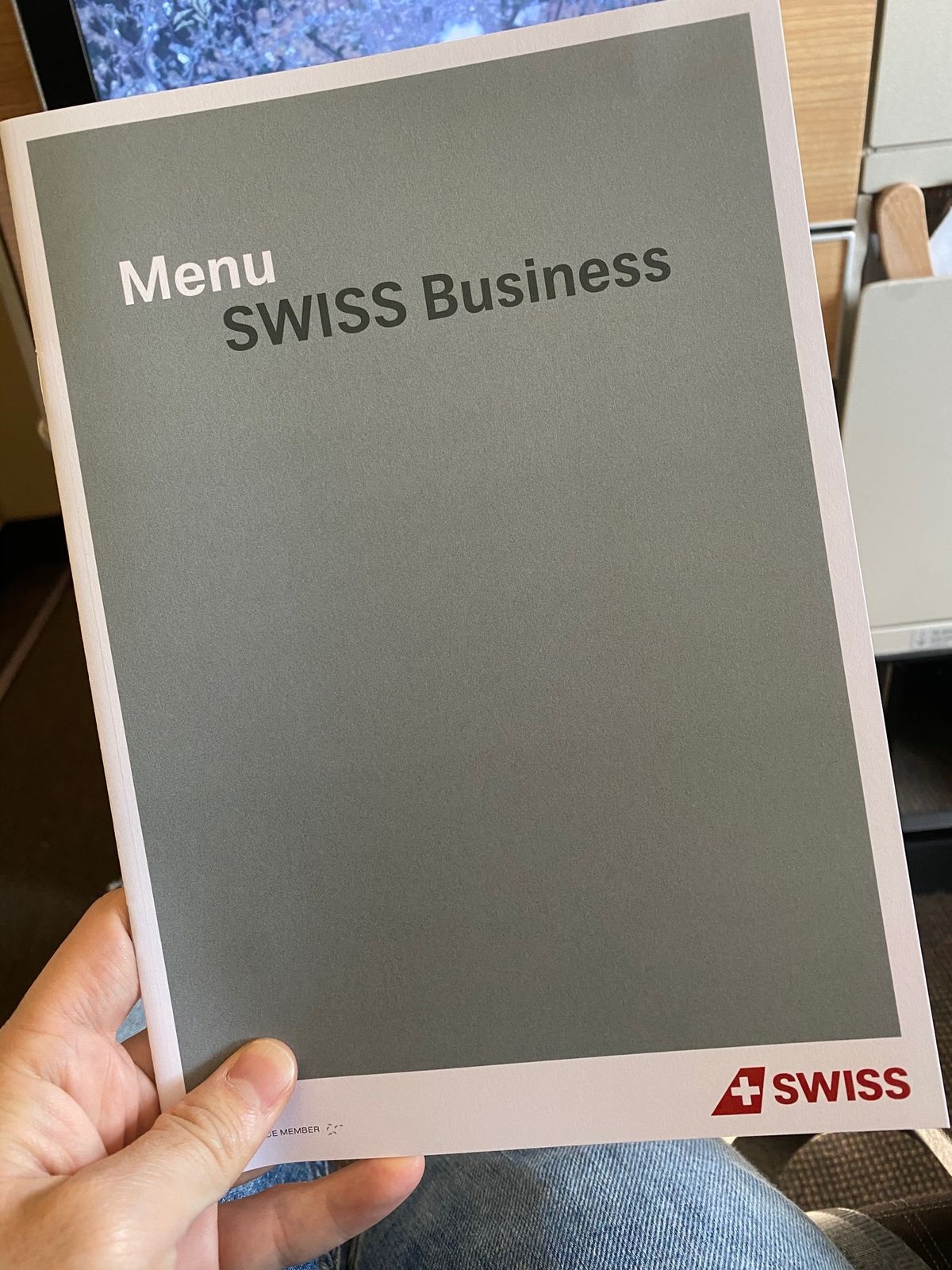 機内食メニュー。
写真付きとかわかってるなぁ。

チーズが楽しみ。