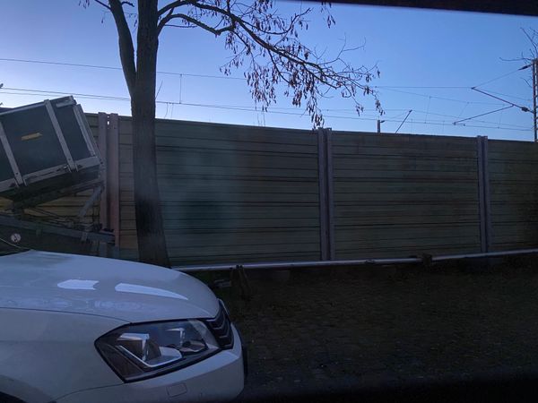 ドイツ・フランクフルト「ドイツ」の写真：朝の7:30。
ようやく明るくなって来た...