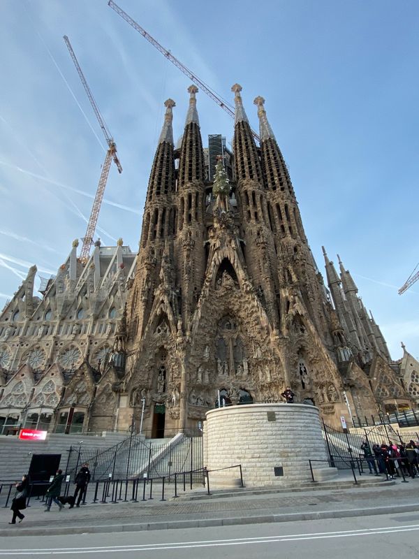 スペイン・バルセロナ「New year trip 2019-2020」の写真：サグラダファミリア