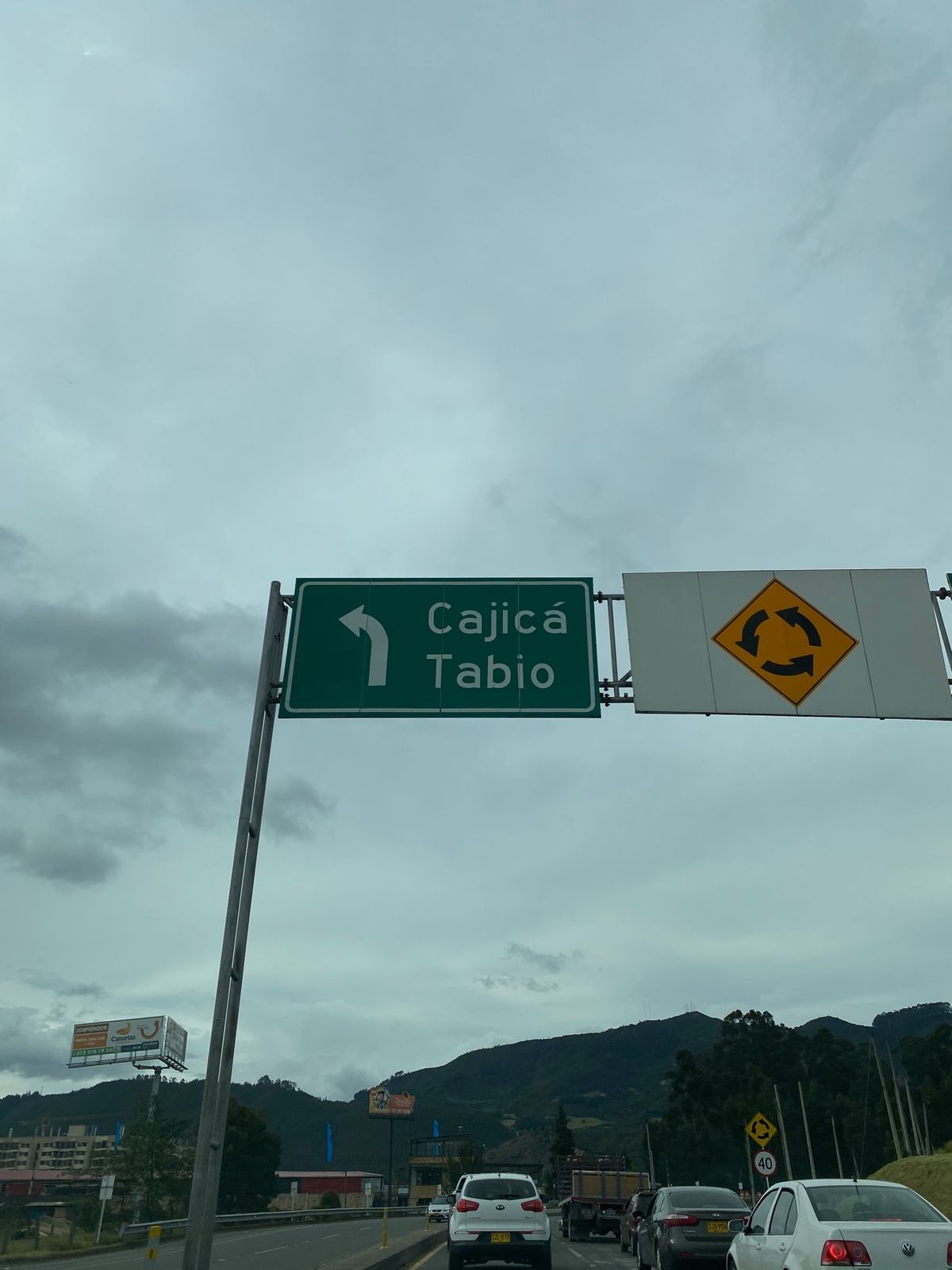 at Cajica and church.