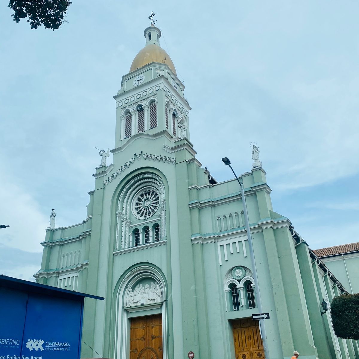 at Cajica and church.