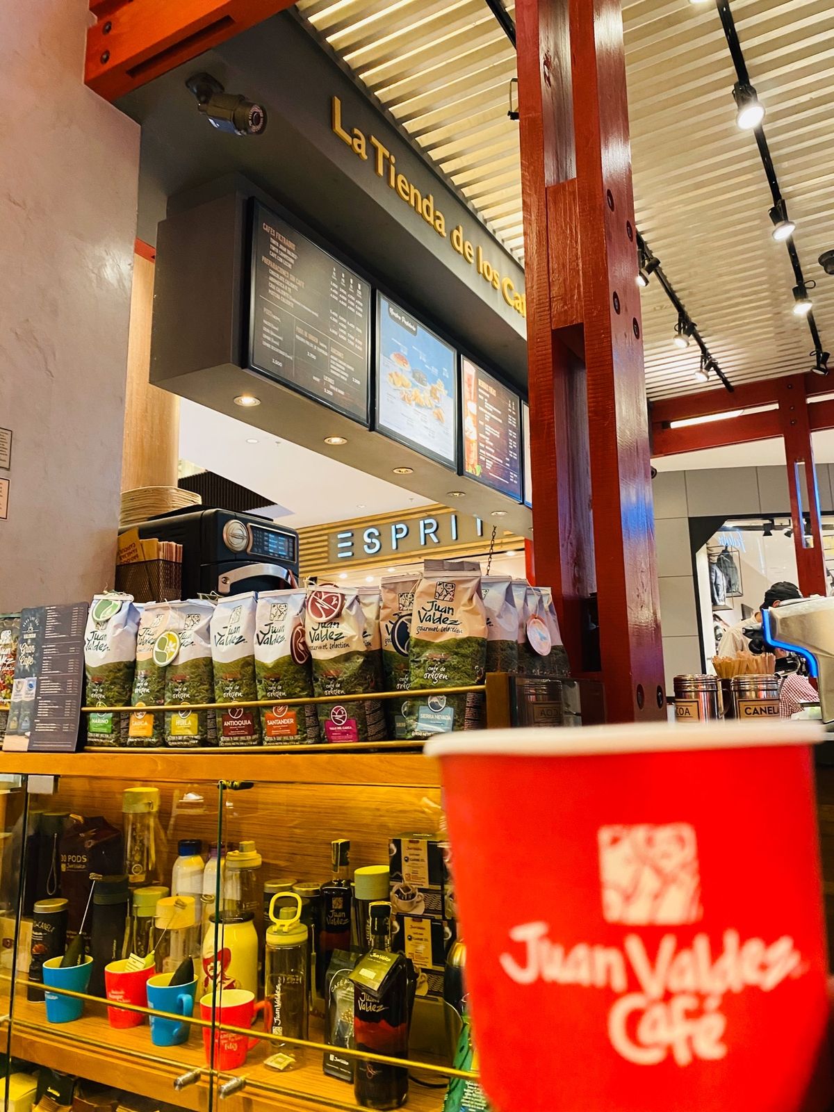 Juan Valdez café. coffee are smell go...