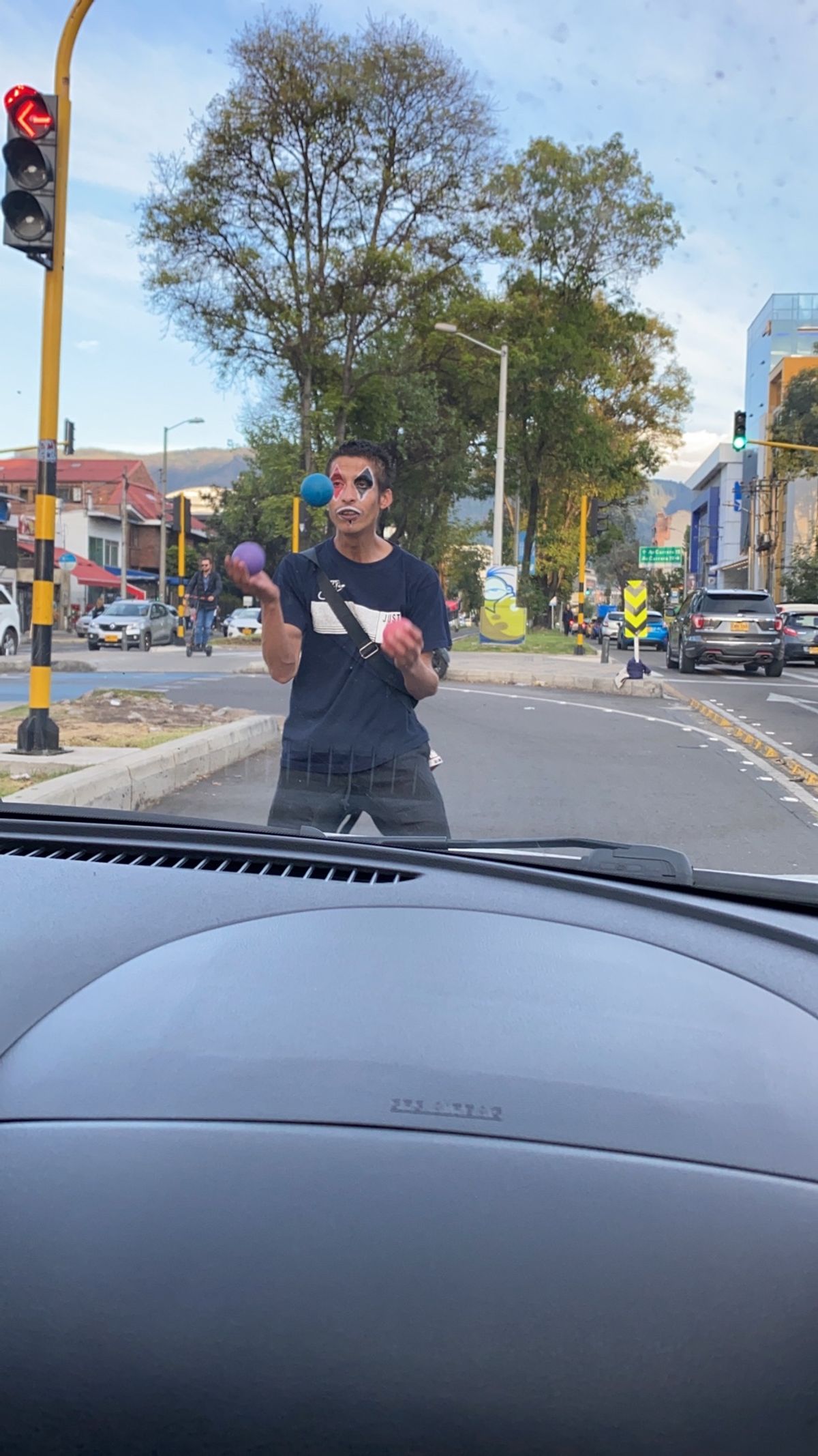 Bogota city’s somewhere the road. whe...