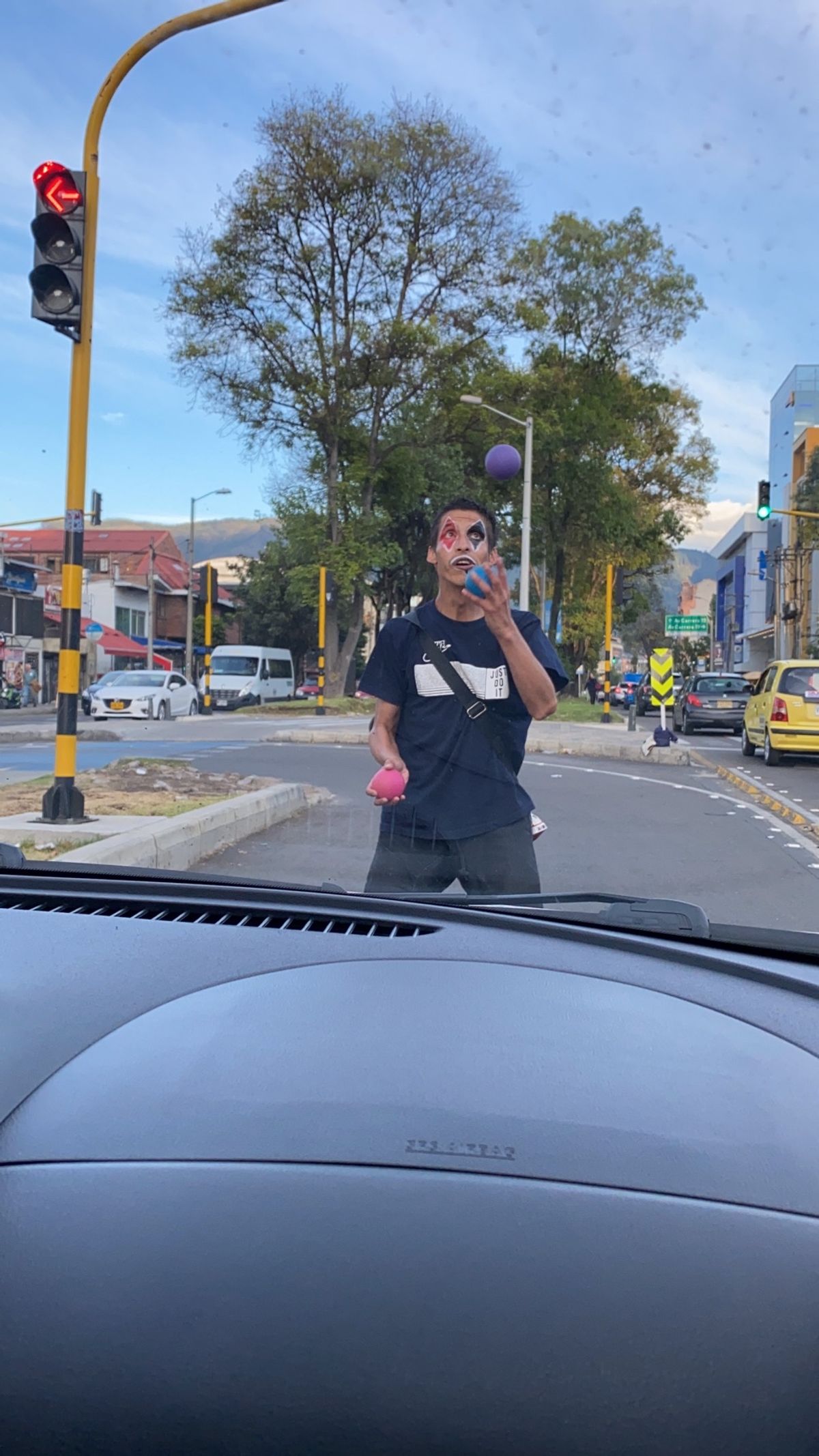 Bogota city’s somewhere the road. whe...