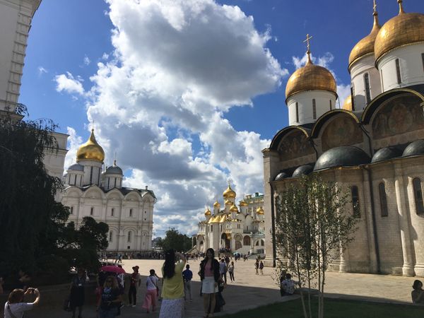 ロシア連邦・モスクワ「モスクワ」の写真：ロシア正教会の建物にがっつり入ったのは初...