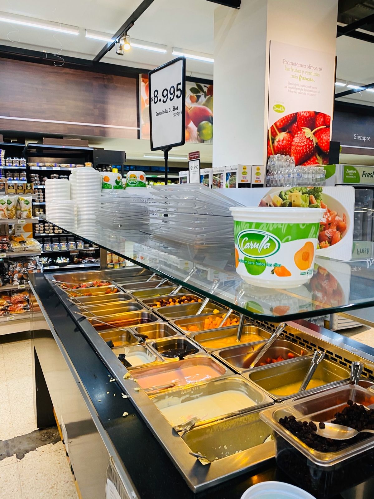 at the suparmarket!!