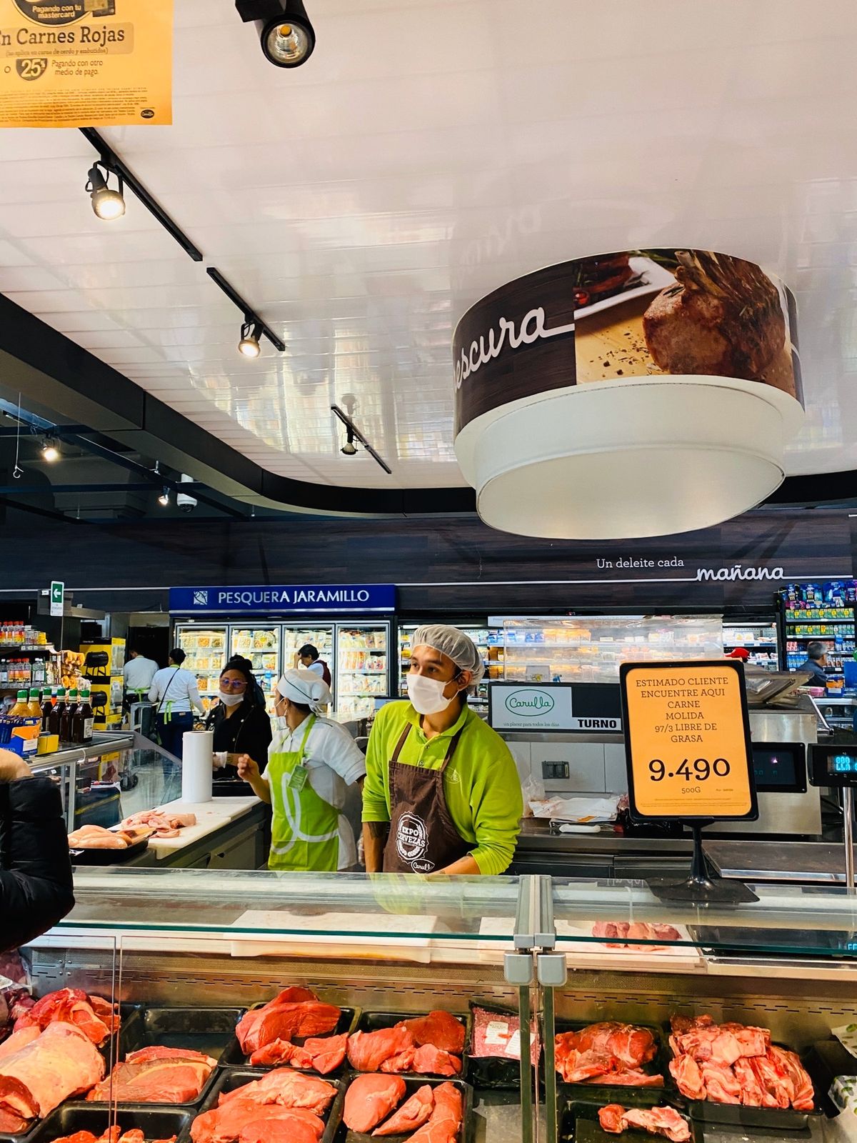 at the suparmarket!!