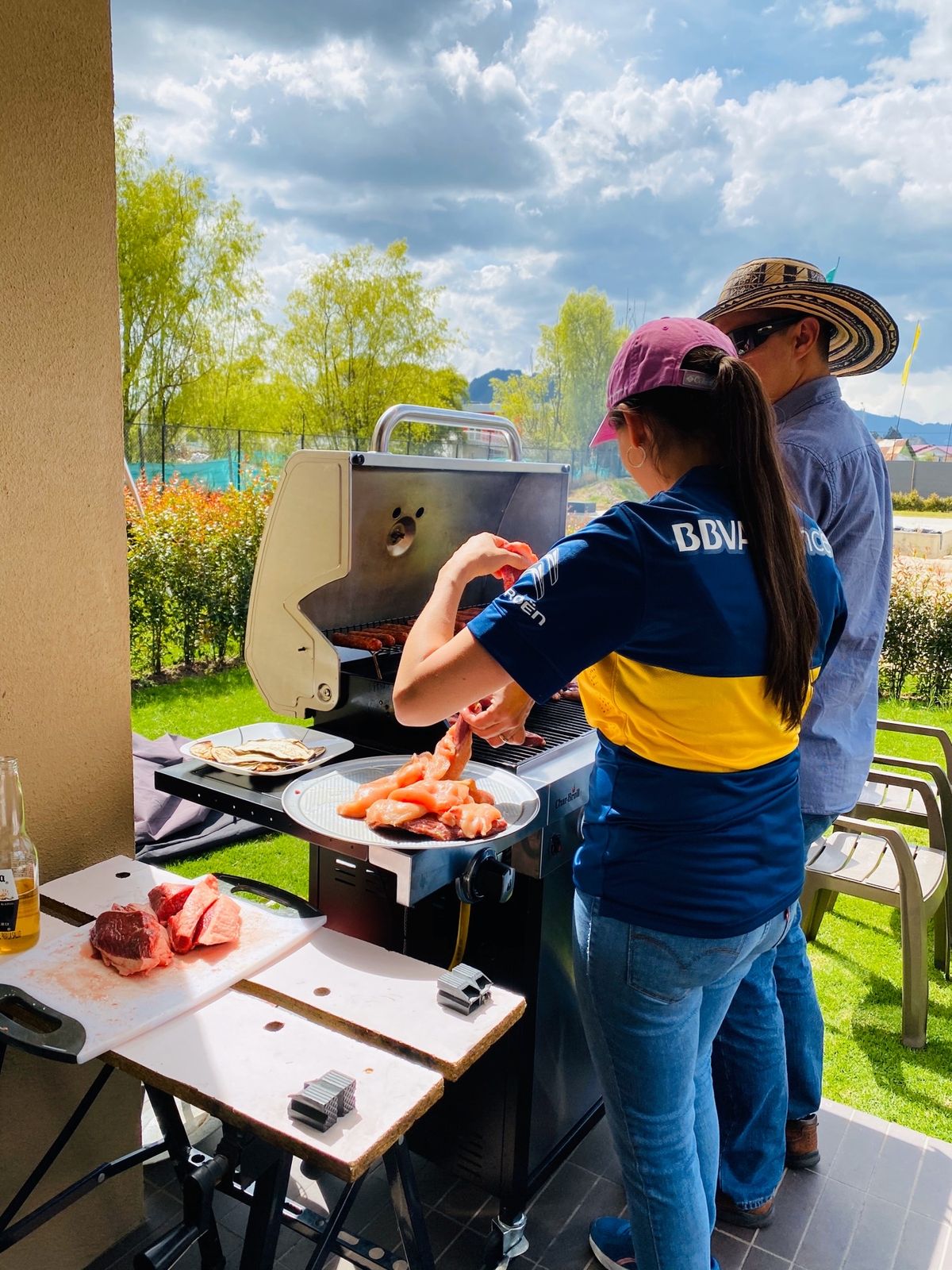 they grild and BBQ party was so much ...