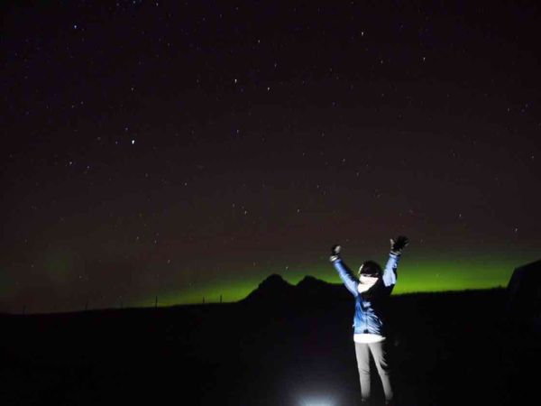 アイスランド・レイキャビック「アイスランド アドベンチャー♡」の写真：アイスランド のオーロラとアイスブルーケイブ♡