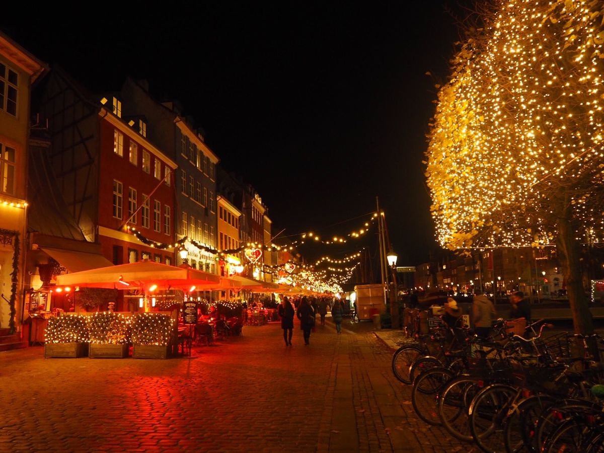 昼も夜も美しいコペンハーゲン　ニューハウン♡