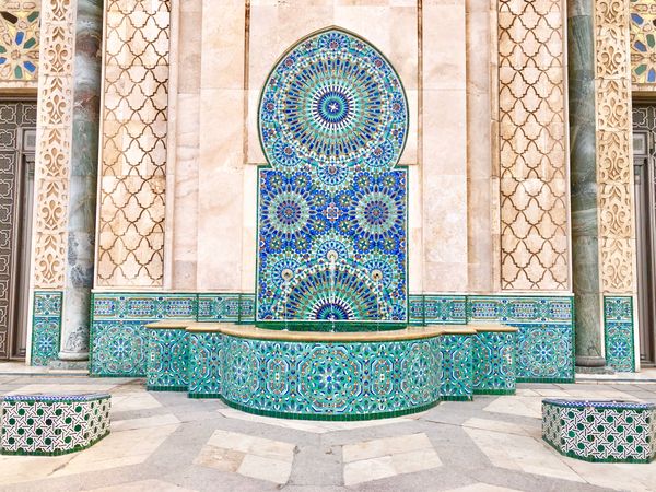 モロッコ・カサブランカ「モロッコ 周遊♡」の写真：カサブランカのモスク♡