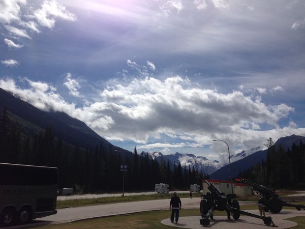 カナダ・バンクーバー「バンクーバー(2)」の写真：土日を利用してバンフ国立公園へ