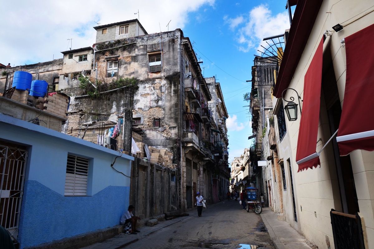 ハバナののローカルな場所。
歩いていて楽しい場所！