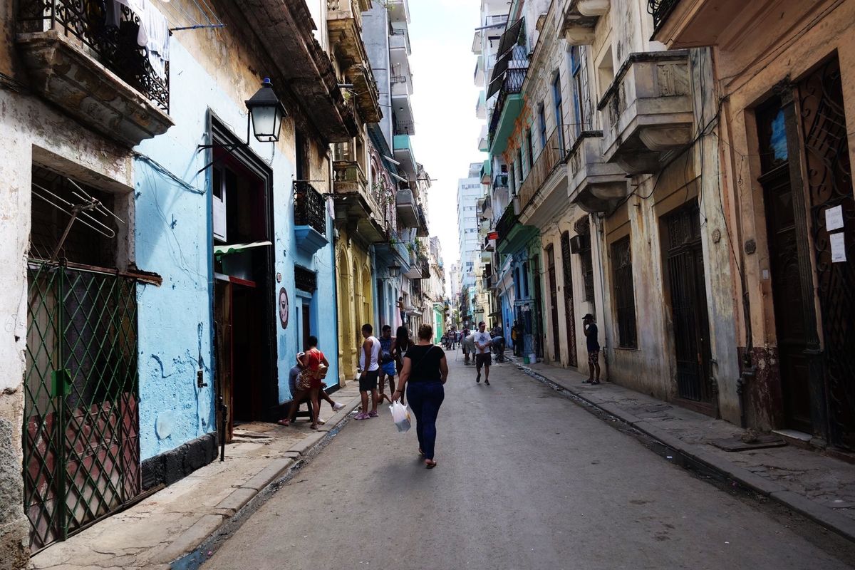 ハバナののローカルな場所。
歩いていて楽しい場所！