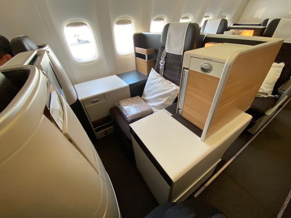 スイス・エネットビュルゲン「スイス エネットビュルゲン」の写真：すごい広い席に変えてもらった！

これか...