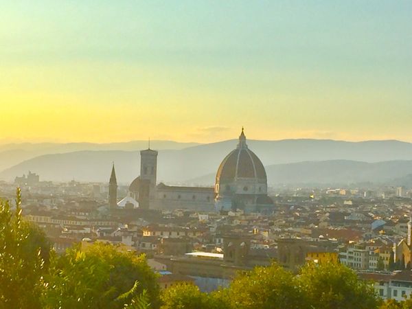 イタリア・フィレンツェ「イタリア フィレンツェ＆ピサ♡」の写真：美しいドォーモを見ながらのランチ♡
サン...