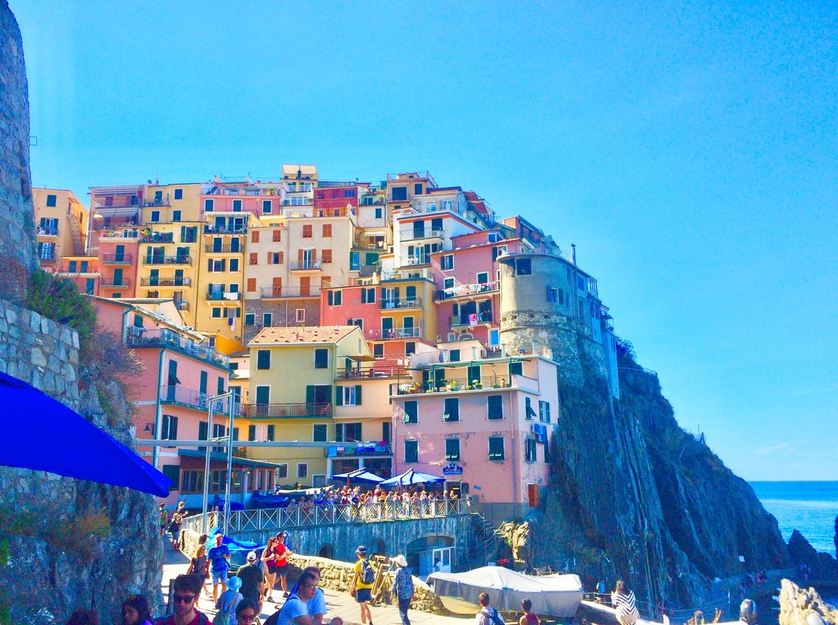 絶景のチンクエテッレ♡
お天気に映えるカラフルな景色。
来てよかった。