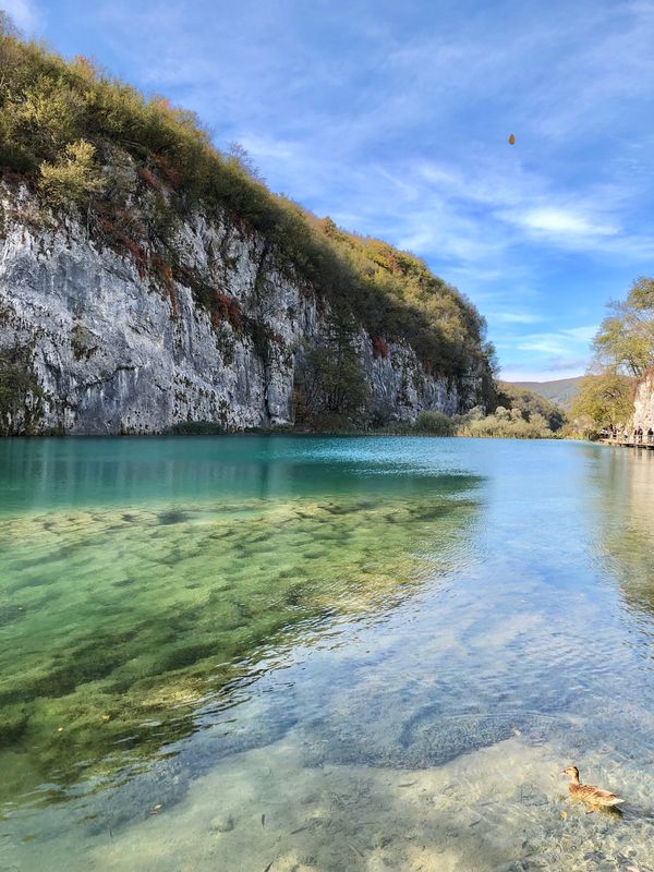 クロアチア・ザグレブ「クロアチア ザグレブ＆プリトヴィッツェ♡」の写真：紅葉のプリトヴィッツェ。絶景ー♡