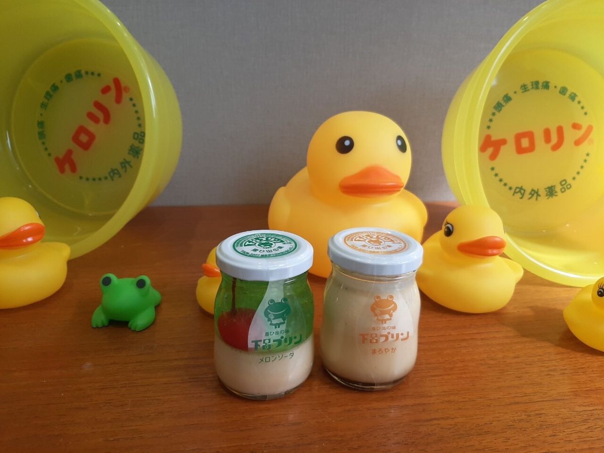 かえる多め🐸下呂温泉。プリンが美味しかった‼︎🍮