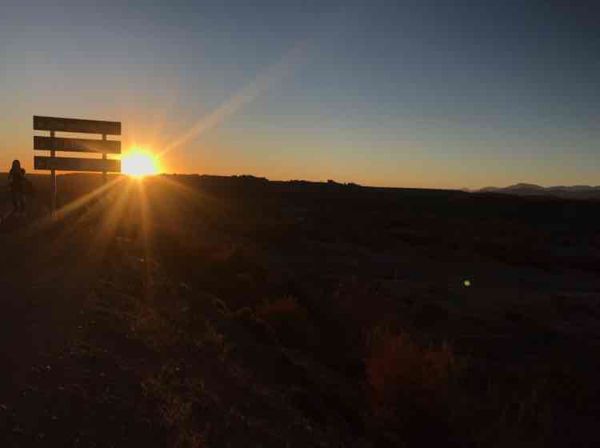 モロッコ「Morocco🇲🇦」の写真：rose valley で夕日❤︎