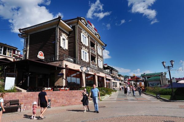 ロシア連邦・Irkutsk「シベリア鉄道(ロシア)」の写真：イルクーツクの街並み。
普通に綺麗で 治...