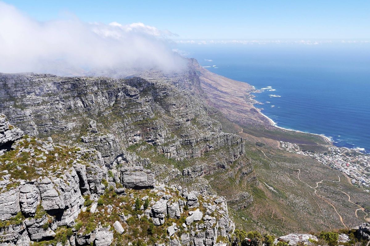 ケープタウンのテーブルマウンテンが綺麗すぎる！
体力と時間ある人は歩いて登...