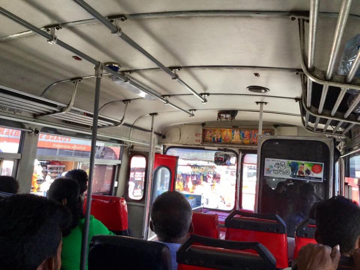 スリランカ２日目。
ピワンナラワで象さんを観て、ローカルバスでダンブッラ！