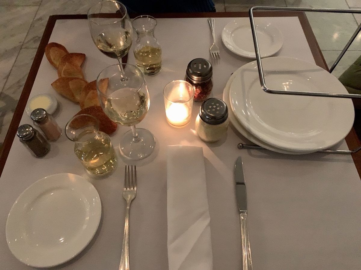 dinner at bottega louie