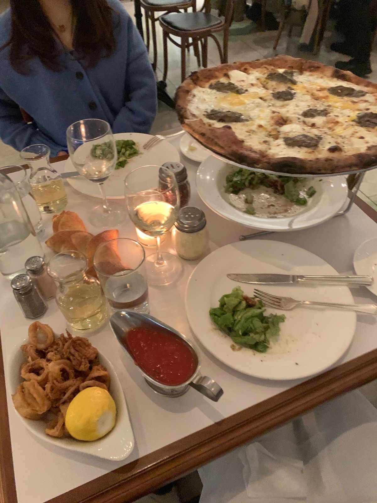 dinner at bottega louie