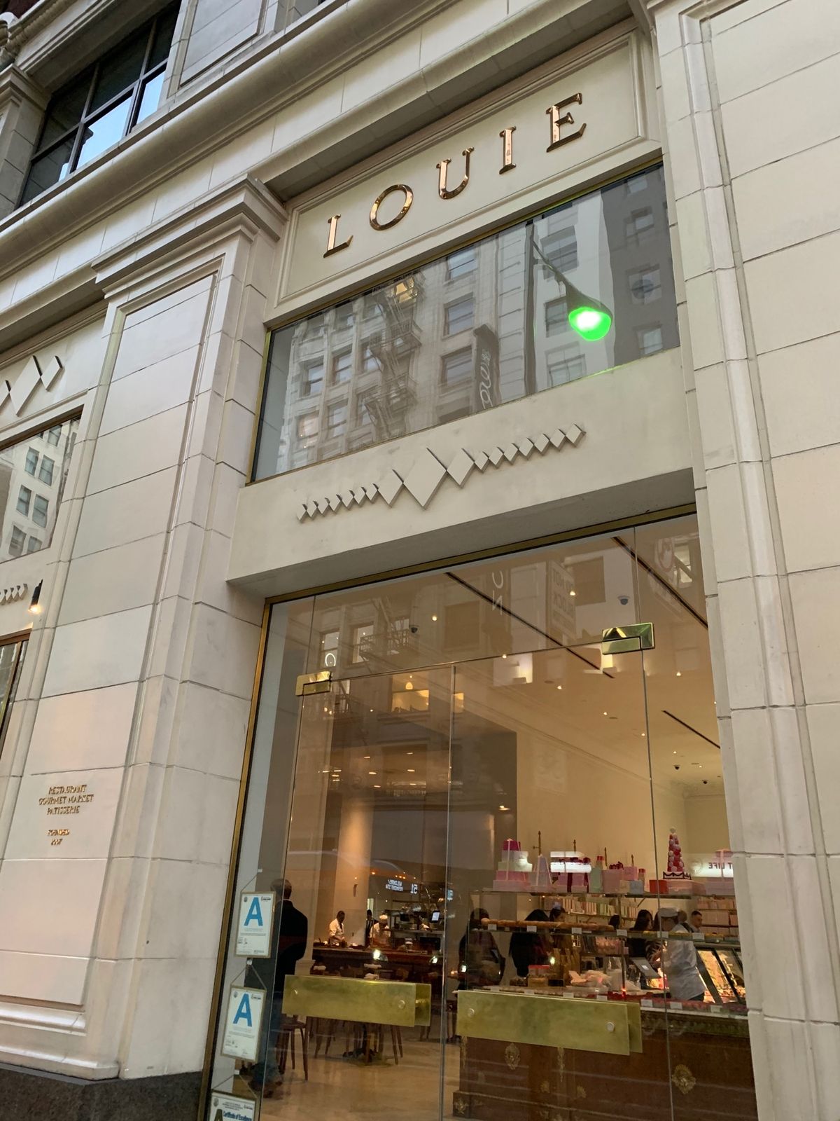 dinner at bottega louie