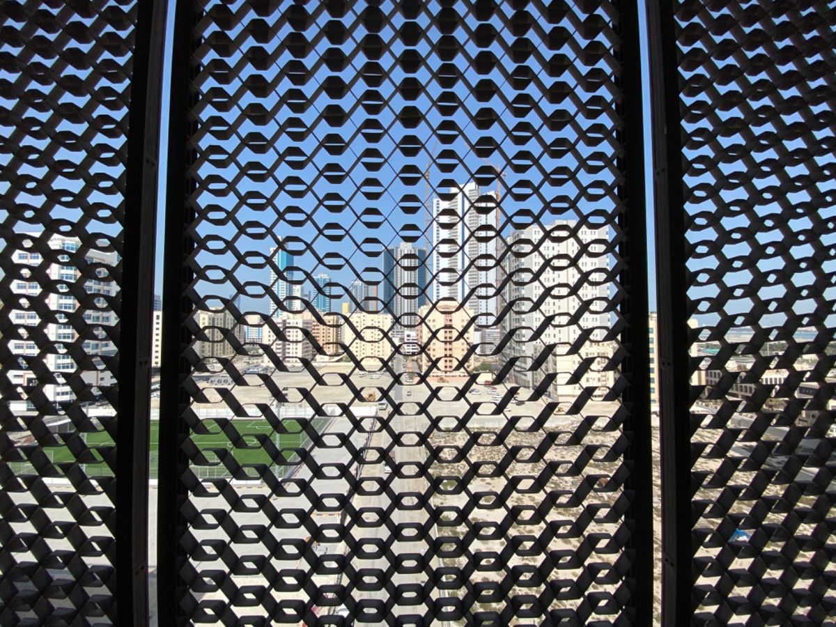 バーレーンで泊まったホテルからの眺め
あちこちが建設中だった！
バルコニー...