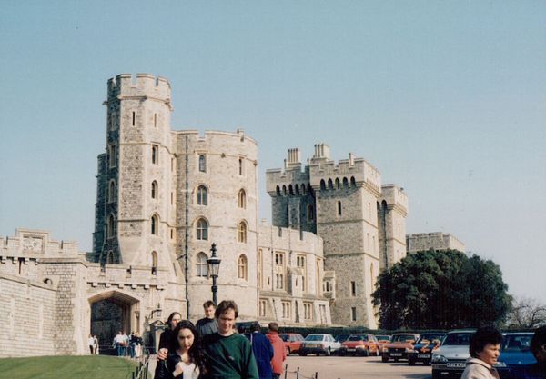 イギリス(英国)・London「1997/2 United Kingdom_studying abroad」の写真：ロンドン郊外。