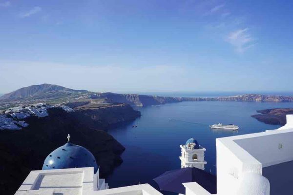 ギリシャ・サントリーニ島「ヨーロッパ🌏周遊 ギリシャ🇬🇷1人旅✈️」の写真