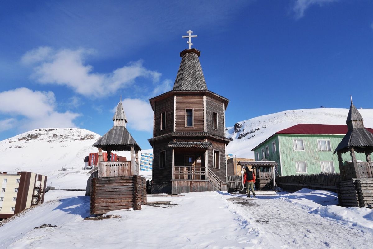 スヴァールバル諸島にあるバレンツブルグという町は、ロシアが管轄している町で...