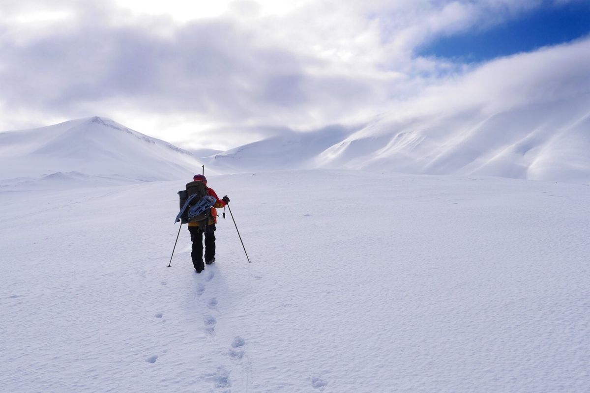 マジでキツかった氷河トレッキング。
雪が積もっていて氷河って感じはなかった...
