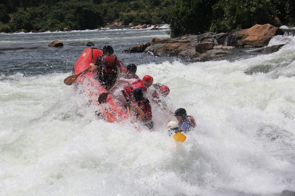 ナイル川でラフティング！
激しすぎて本当に命の危機を感じた。
8月です。
...