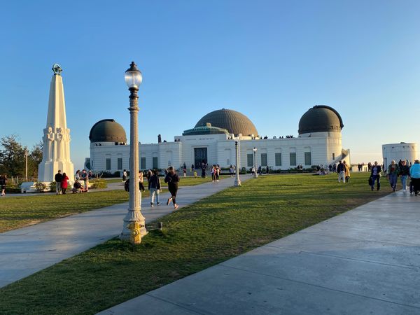 アメリカ(米国)「ロサンゼルス不動産巡り旅」の写真：初日の終わりはグリフィス天文台へ
天文台...