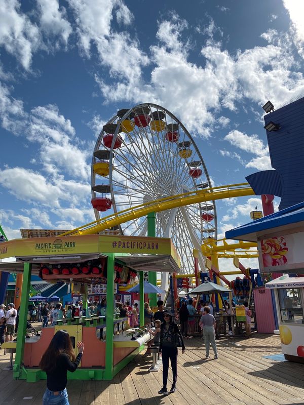 アメリカ(米国)「ロサンゼルス不動産巡り旅」の写真：ロスといえば、サンタモニカ、ベニスビーチ...