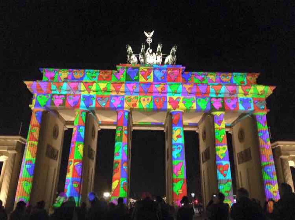 毎年10月に開催されるベルリンfestival of lights