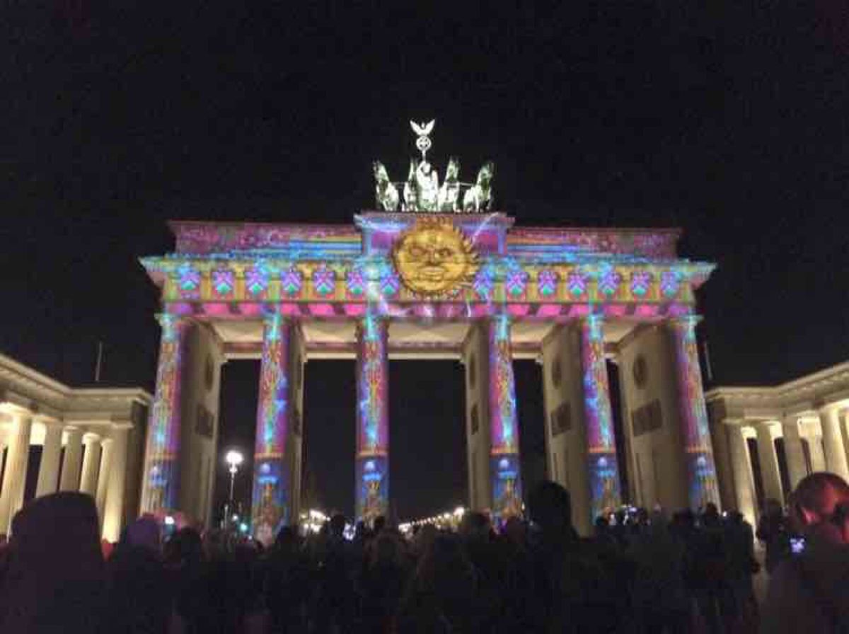 毎年10月に開催されるベルリンfestival of lights