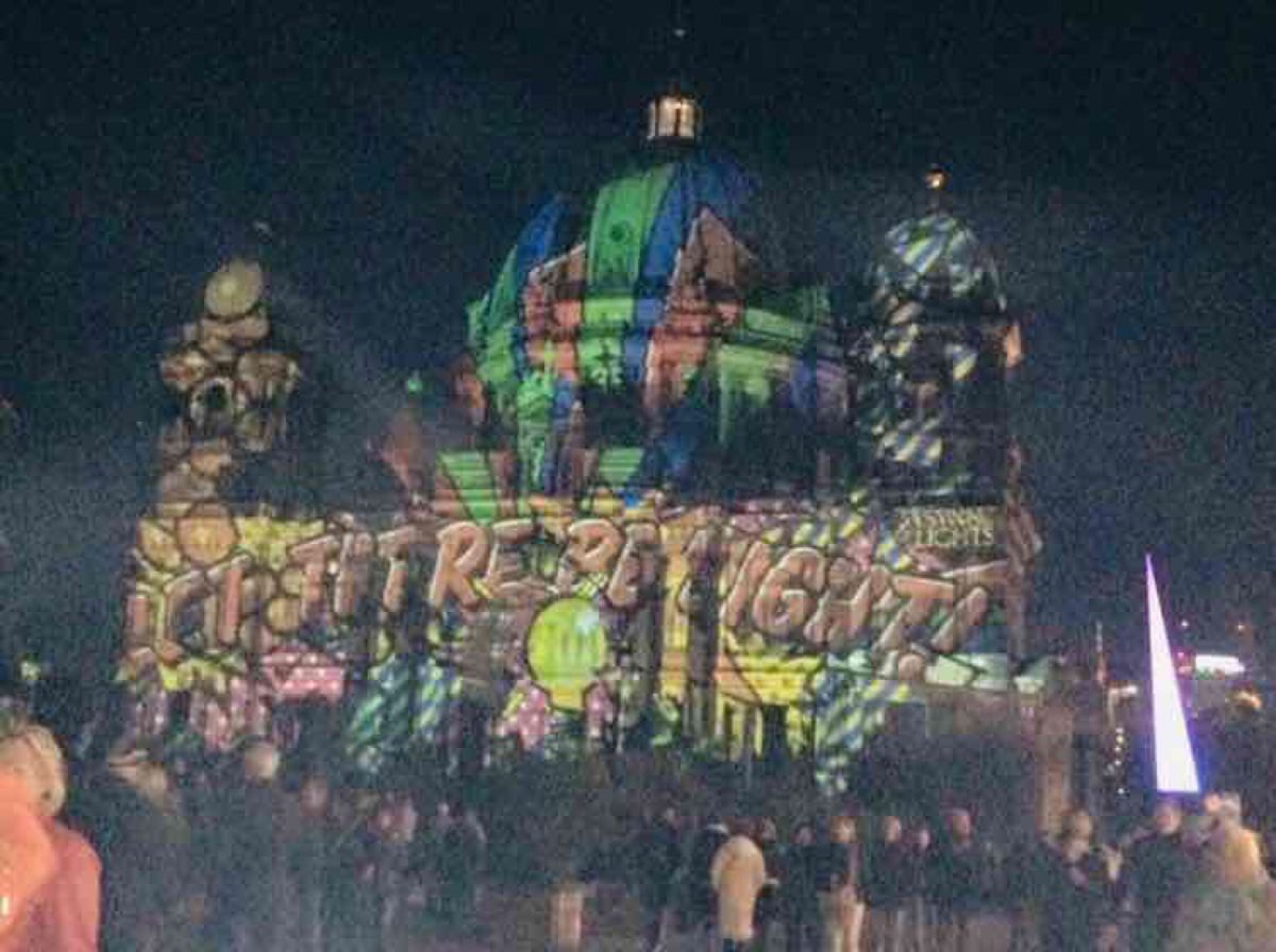 毎年10月に開催されるベルリンfestival of light☆