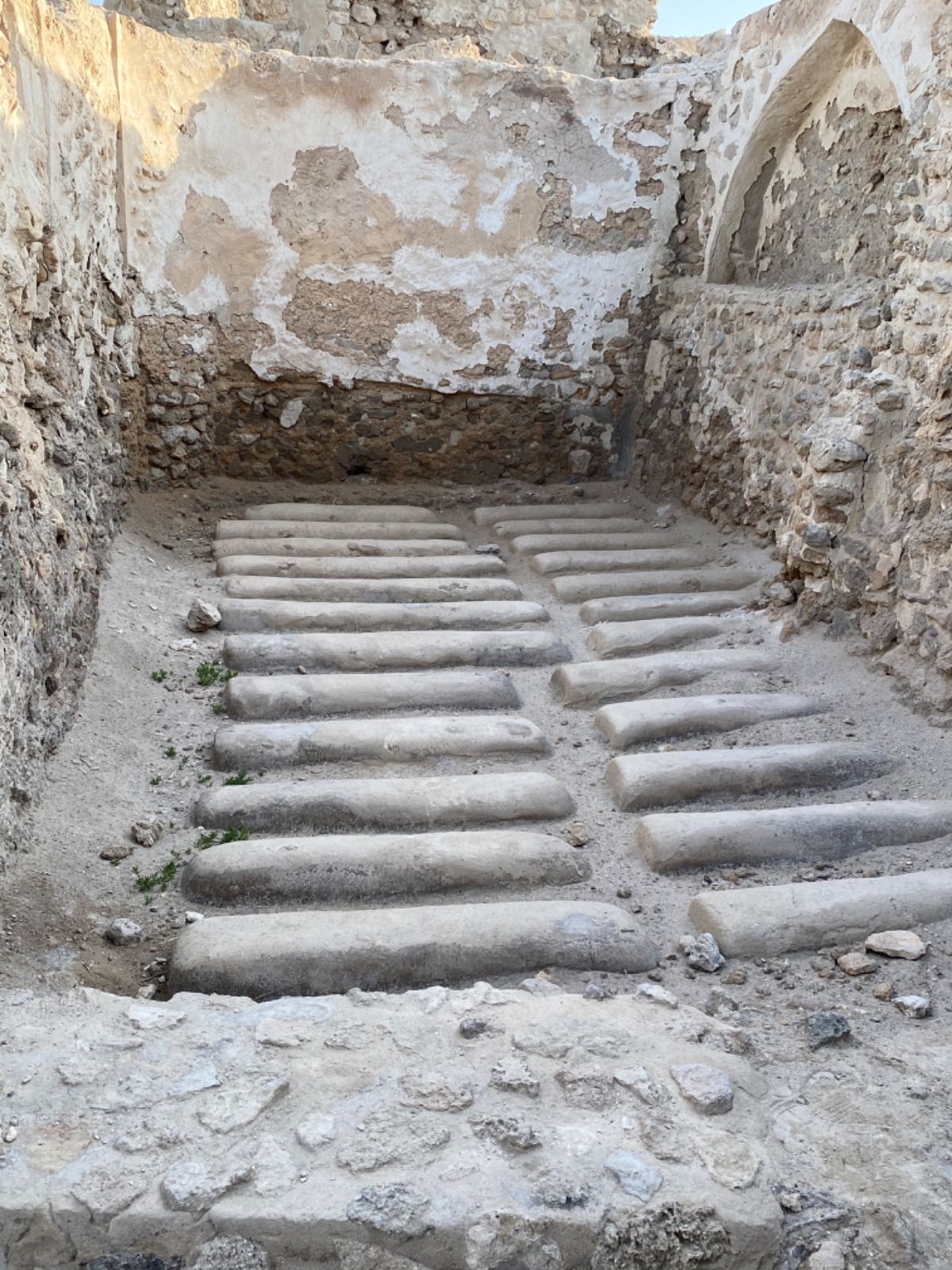 バーレーン要塞

近代建築と遺跡のコントラスト

遺跡はよく見たら珊瑚が使...