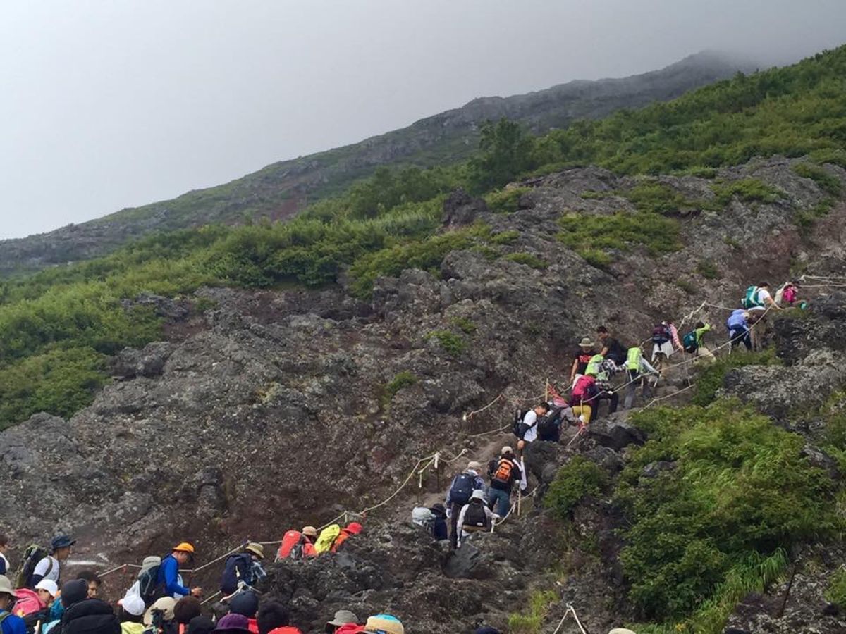 富士登山１日目。