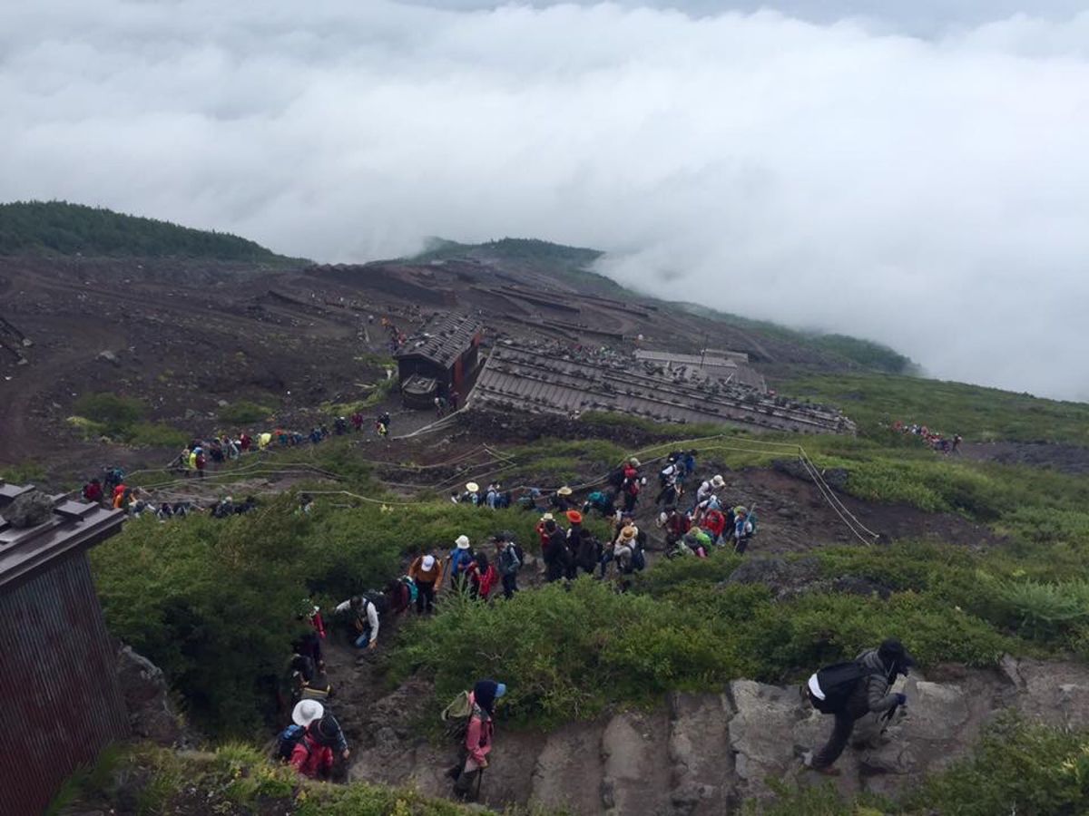 富士登山１日目。