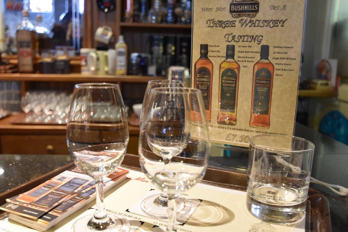 ブッシュミルズ酒造所。