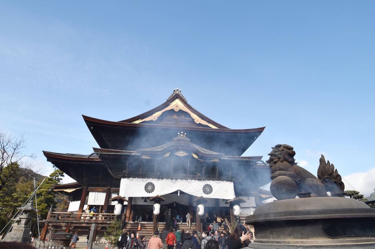 上田城・善光寺。